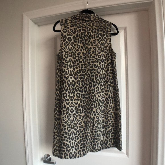Equipment Lucida Sleeveless Leopard Print Dress - Picture 3 of 4